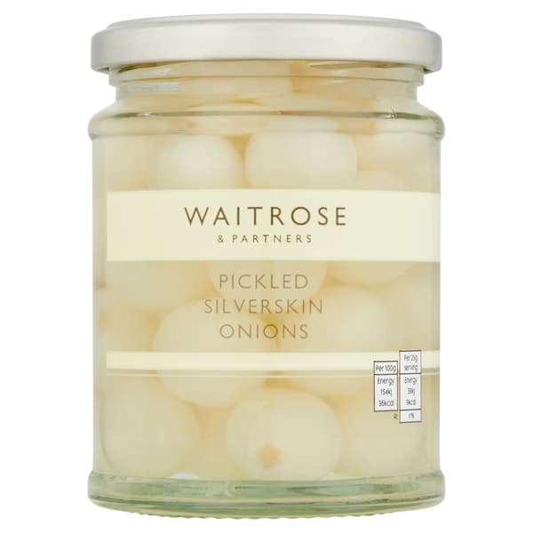 Waitrose Pickled Silverskin Onions 280G
