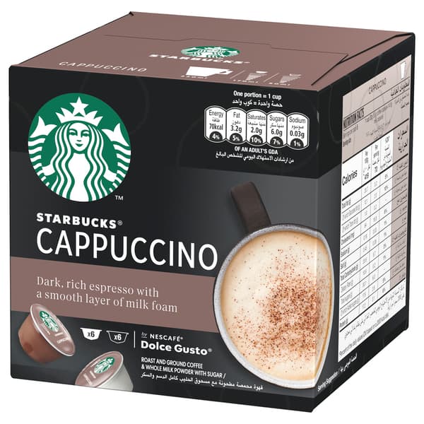 Starbucks Rich & Creamy Cappuccino Pods 120G
