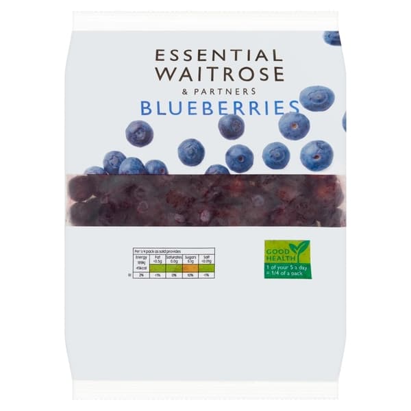 Essential Waitrose Blueberries 400G