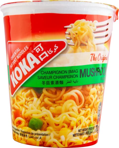Koka Oriental Instant Noodles Mushroom Flavor 70G