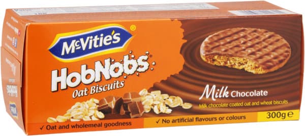 Mcvitie's Hobnobs Milk Choco Bisuit 300G