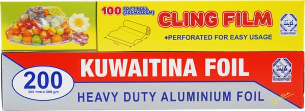 Kuwaitina Aluminum Foil +Cling Film