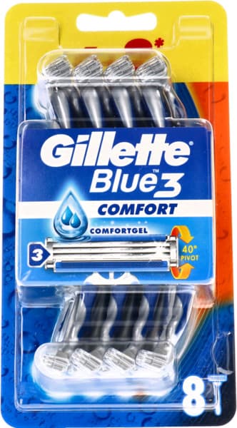 Gillette Blue Free Comfort 8's