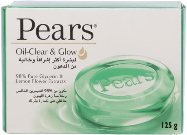 Pears Soap Oil Clear & Glow 125G