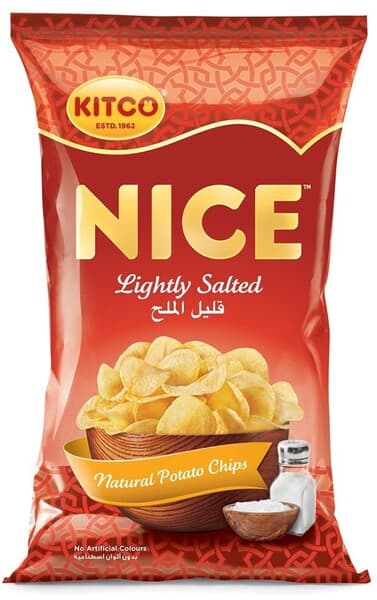 Kitco Nice Lightly Salted Natural Potato Chips 167G