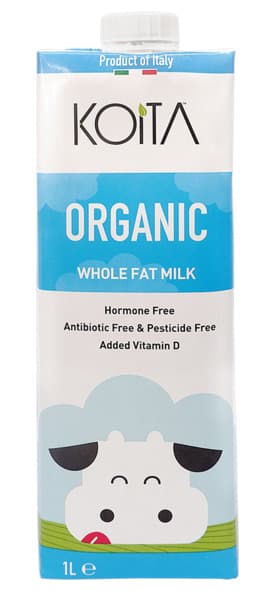 Koita Organic Whole Milk 1L