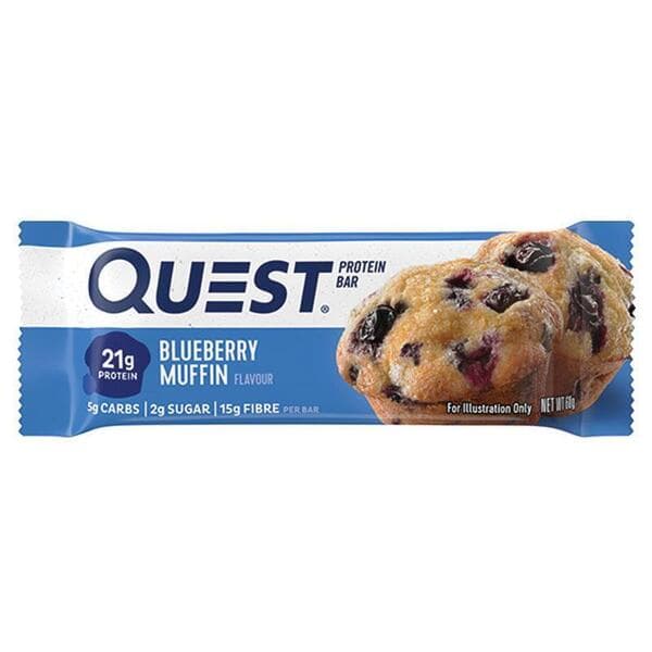Quest Bar Gluten Free Blueberry Muffin Protein Bar