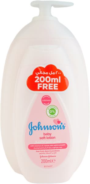 Johnson's Baby Soft Lotion 500Ml +200Ml