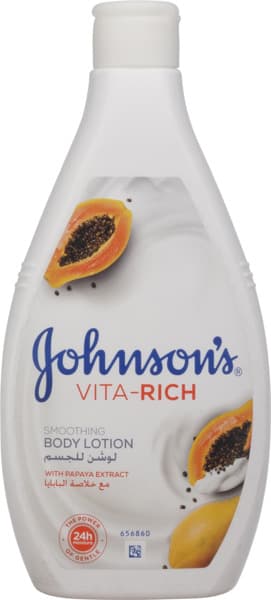 Johnson's Vita Rich Lotion Smoothing Papaya 400Ml