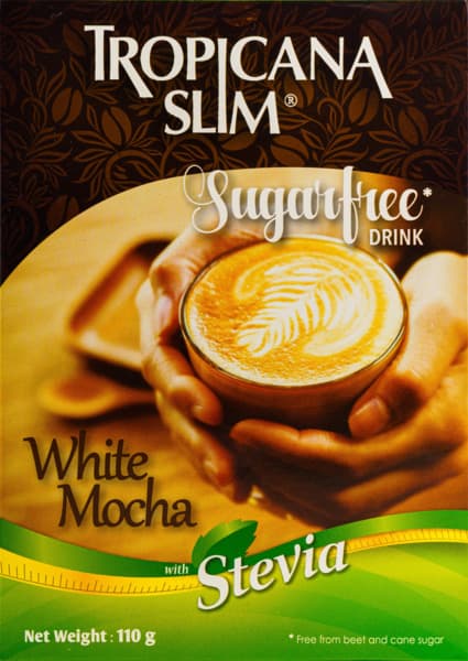 Tropicana Slim White Mocha With Stevia 10X11G