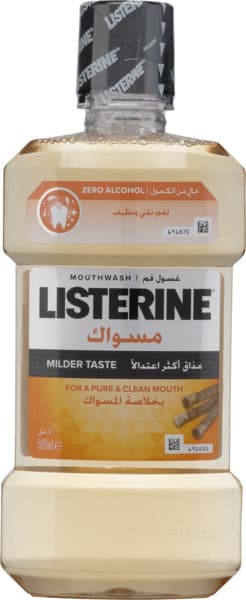 Listerine Mouth Wash With Miswak Extract 500Ml