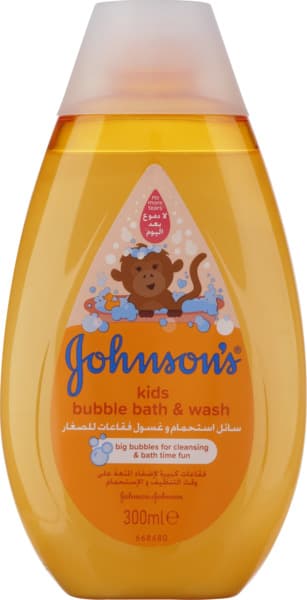 Johnson's Baby Kids Bubble Bath & Wash 300Ml