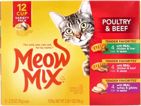 Meow Mix Market Select Beef & Poultry 12X78G