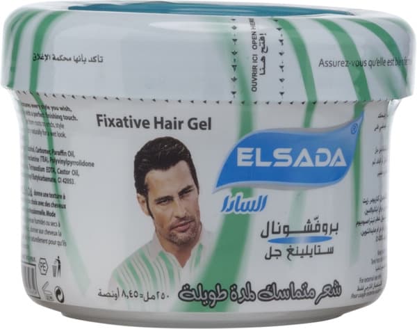 Elsada Hair Gel Green Fixative 250Ml