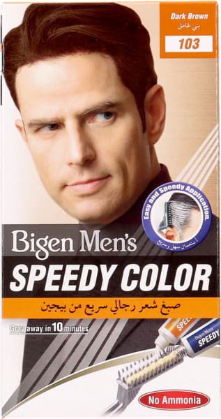 Bigen Mens Speedy Dark Brown 103 1 Pkt