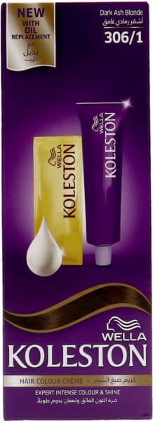 Wella Koleston Hair Color Creme Dark Ash Blonde 306.1