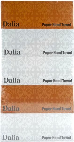 Dalia Paper Hand Towel 5X100's