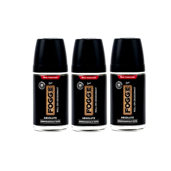 Fogg Assorted Deo Roll On 2X50Ml +1