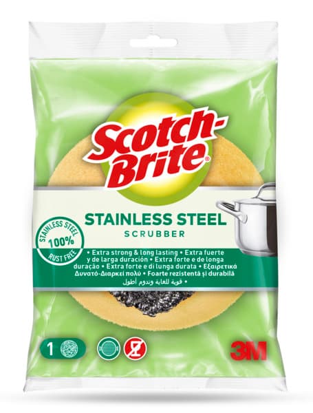 Scotch Brite Metallic Spiral With Sponge