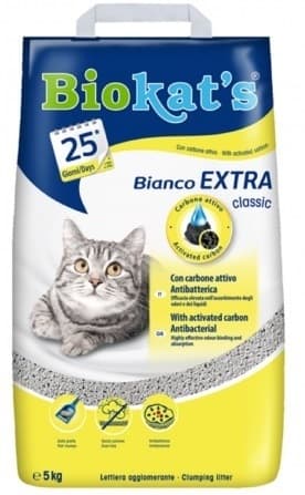 Bianco Extra Classic Antibacterial Cat Litter With Activated Carbon