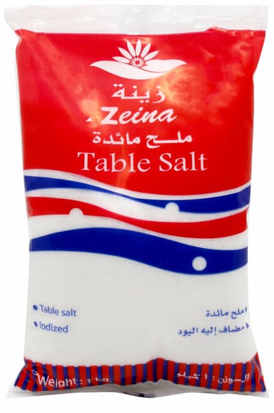 Zeina Iodized Table Salt 1Kg