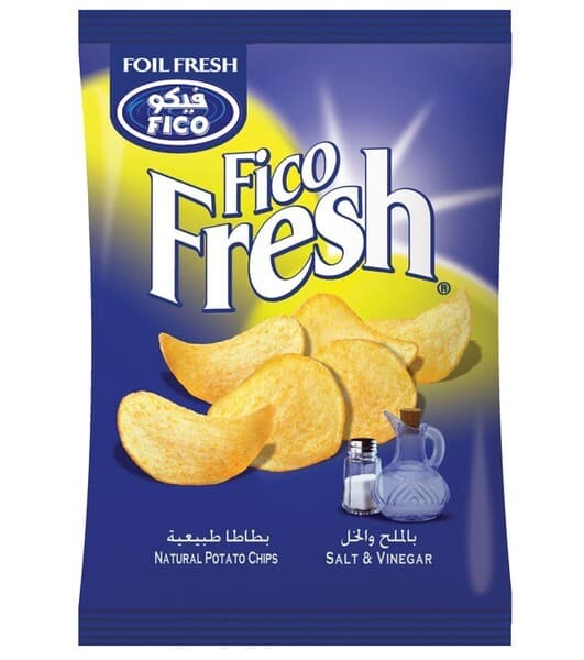 Fico Fresh Salt & Vinegar Potato Chips 16G