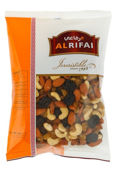 Al Rifai Mixed Nuts & Dried Fruit 400G