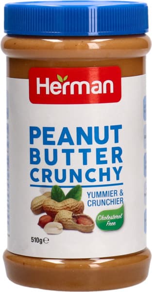 Herman Peanut Butter Crunchy 510G