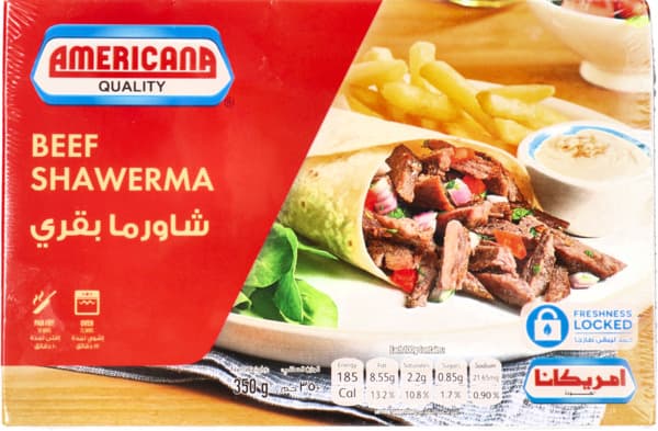 Americana Beef Shawerma 350G