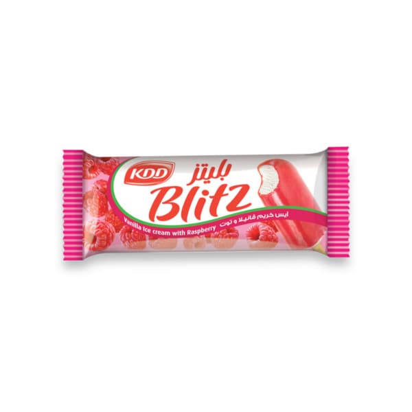 KDD Blitz Vanilla Ice Cream With Raspberry 62.5Ml
