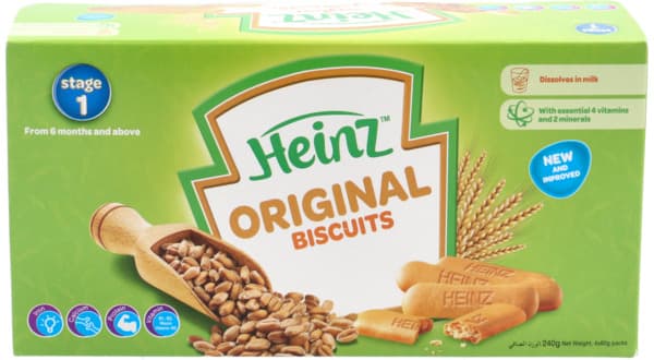 Heinz Stage 1 (6+ Months) Original Biscuits 60G