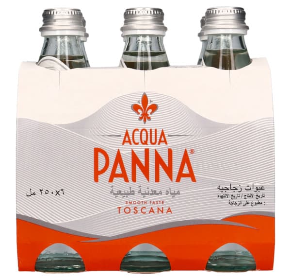 Acqua Panna Natural Mineral Water 6X250Ml