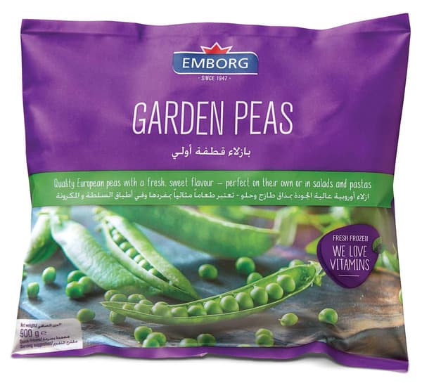 Emborg Garden Peas 900G
