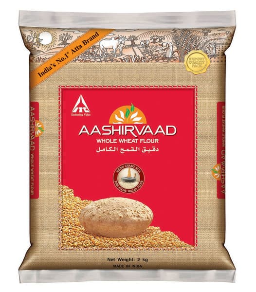 Aashirvaad Whole Wheat Flour 2Kg