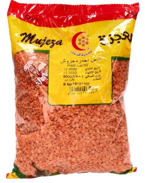 Mujeza Red Lentil 800G