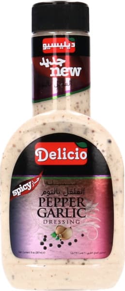 Delicio Spicy Pepper Garlic Dressing 267Ml