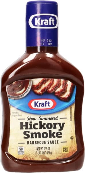 Kraft Hickory Smoke Barbecue Sauce 496G