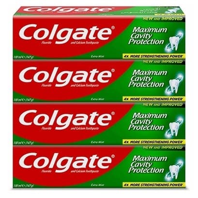 Colgate Maximum Cavity Protection Extra Mint Toothpaste 4X100Ml