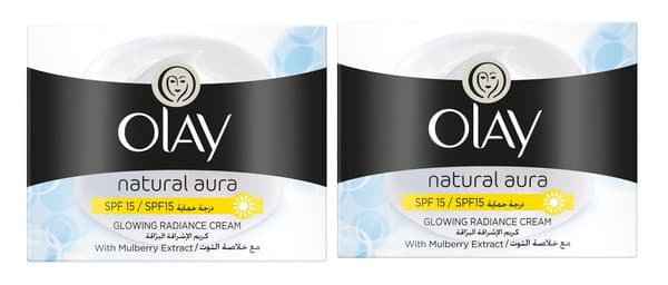 Olay Natural White Day Cream 2X50Ml