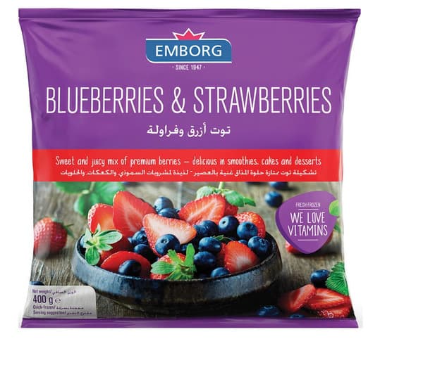 Emborg Blueberries & Strawberries 400G