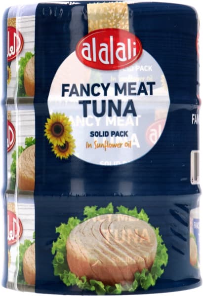Al Alali Solid Pack Fancy Meat Tuna In Sunflower Oil 3X170G