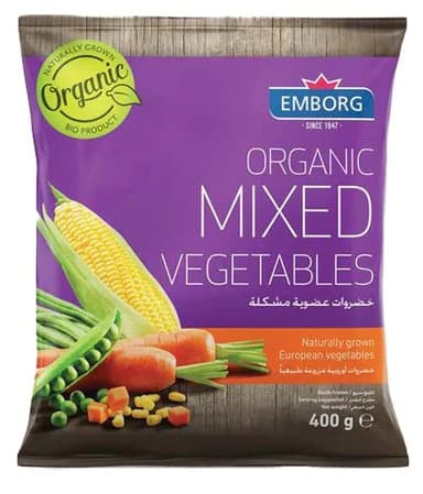 Emborg Organic Mixed Vegetables 400G
