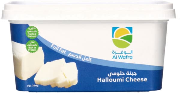 Al Wafra Full Fat Halloumi Cheese 250G