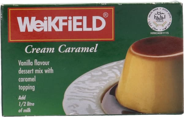Weikfield Cream Caramel Mix With Caramel Topping