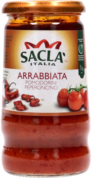 Sacla Arrabbiata Sauce With Chili 350G