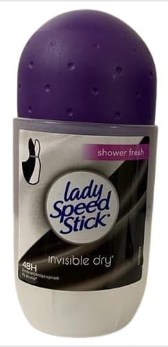 Lady Speed Stick Invisible Dry Shower Fresh Deo Roll On 50Ml