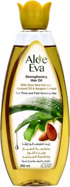Aloe Eva Hair Oil With Aloe Vera Almond Oil And Arugula Extract 300 ml