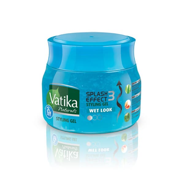 Dabur Vatika Naturals Wet Look Splash Effect Styling Gel 500Ml