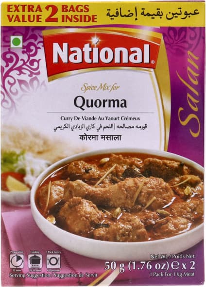 National Quorma Masala 2X50G