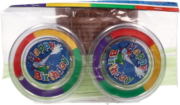 Happy Birthday Cup Lids & Straws
